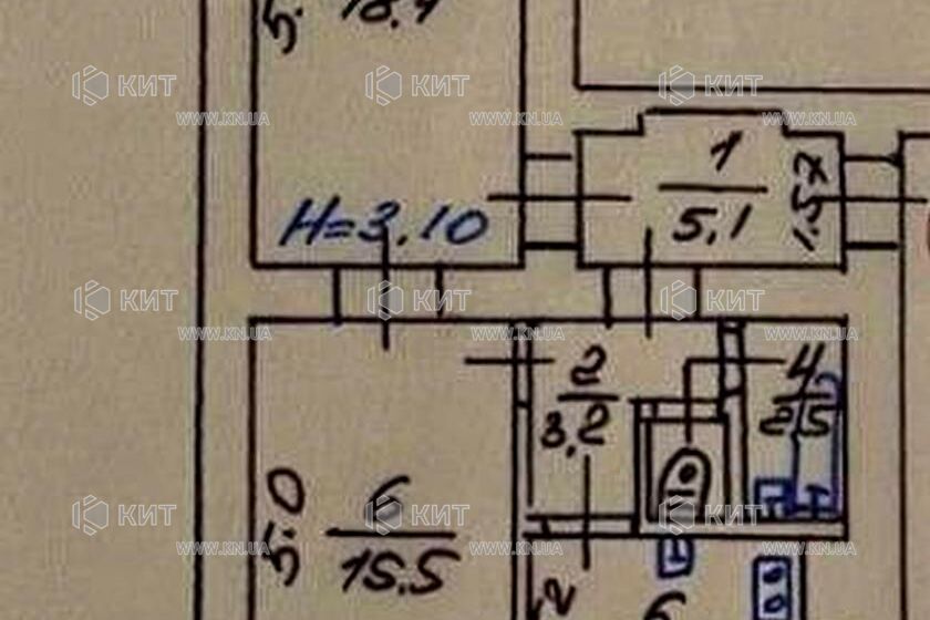 Продажа квартиры Харьков, Спортивная, Гагарина, Защитников, 54м²
