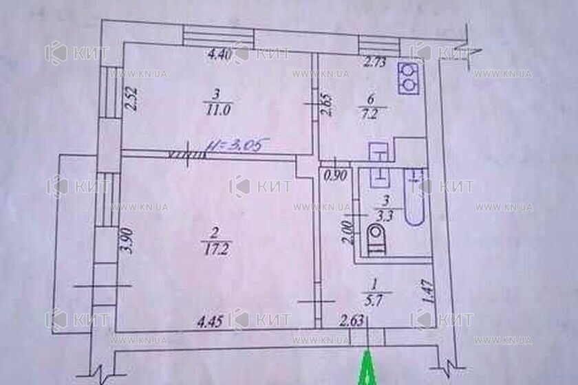 Продажа квартиры Харьков, Старая Салтовка, 46м²