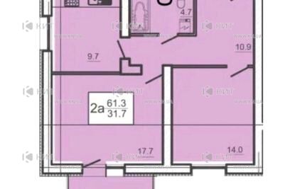 Продаж квартири Харків, Салтівка(Г.Праці,Студ.), 62м²