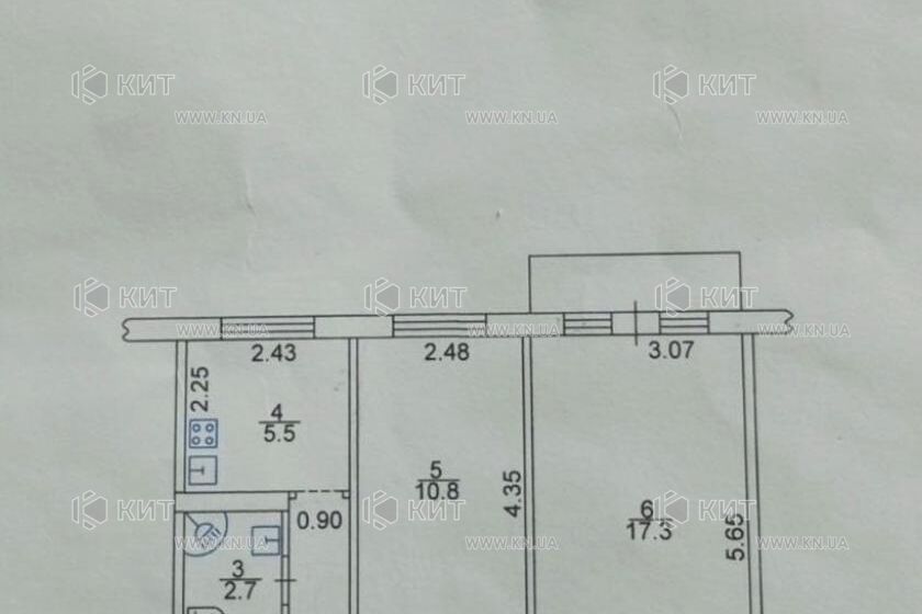 Продажа квартиры Харьков, Новые дома, 45м²
