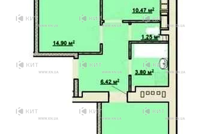 Продажа квартиры Харьков, ХТЗ, Рогань, 58м²