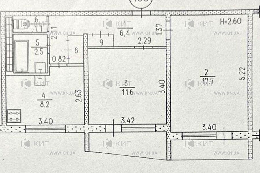 Продаж квартири Харків, Наукова, 52м²