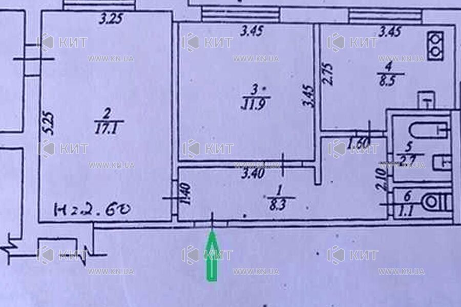 Продажа квартиры Харьков, Салтовка, 521 мрн., 51м²