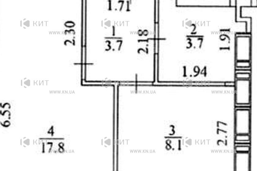 Продаж квартири Харків, Київська, Гідропарк, 37м²