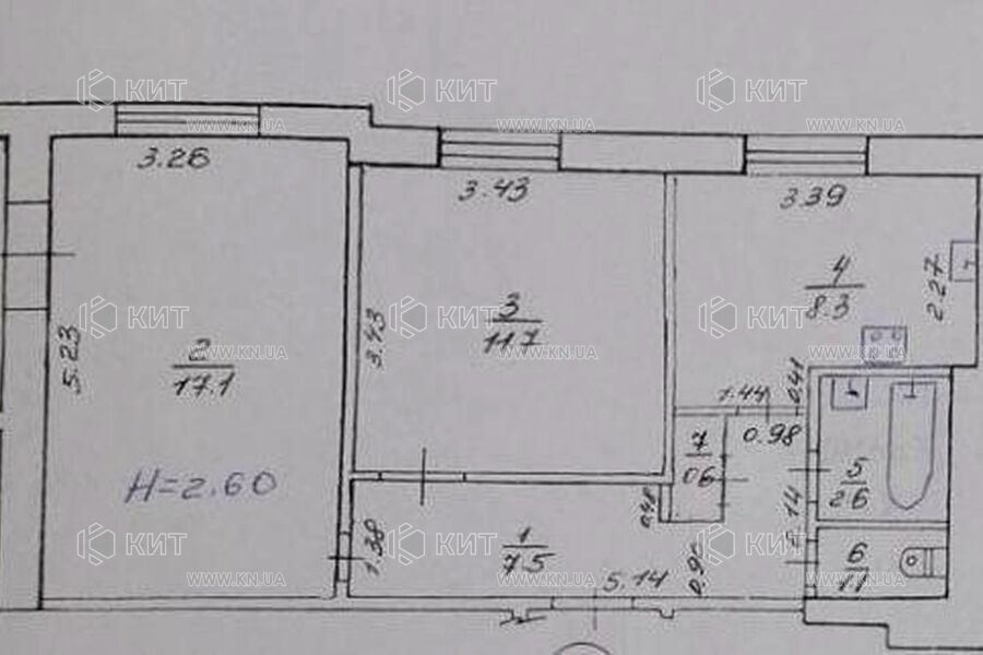 Продажа квартиры Харьков, Жуковского, Пятихатки, 50.4м²