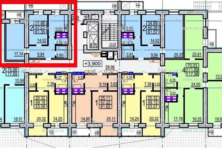 Продаж квартири Харків, Наукова, 61м²