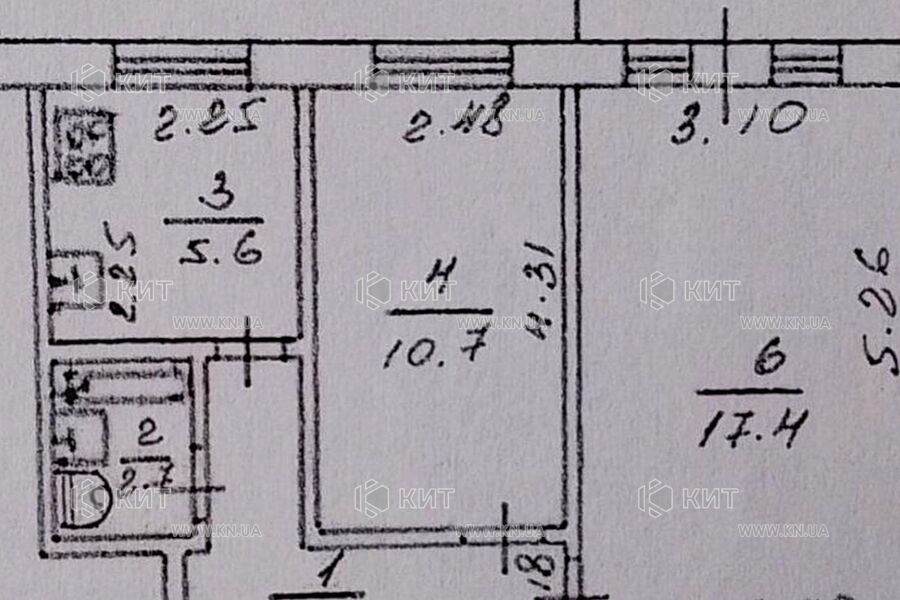 Продажа квартиры Харьков, Новые дома, 43.6м²