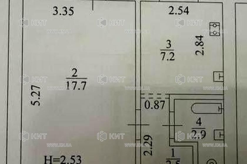 Продаж квартири Харків, Павлове Поле, 34м²