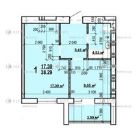 Продаж квартири Харків, ХТЗ, Рогань, 38м²