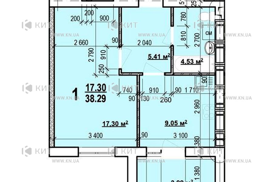 Продаж квартири Харків, ХТЗ, Рогань, 38м²