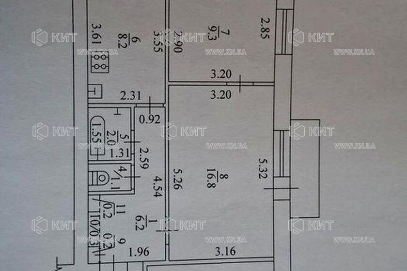 Продажа квартиры Харьков, Одесская, Основа, 47м²