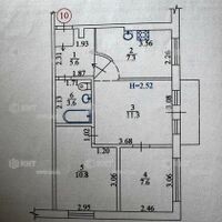 Продажа квартиры Харьков, Салтовка, 521 мрн., 48.4м²