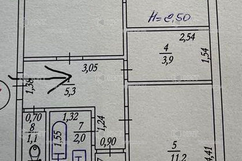 Продажа квартиры Харьков, Павлово Поле, 58м²