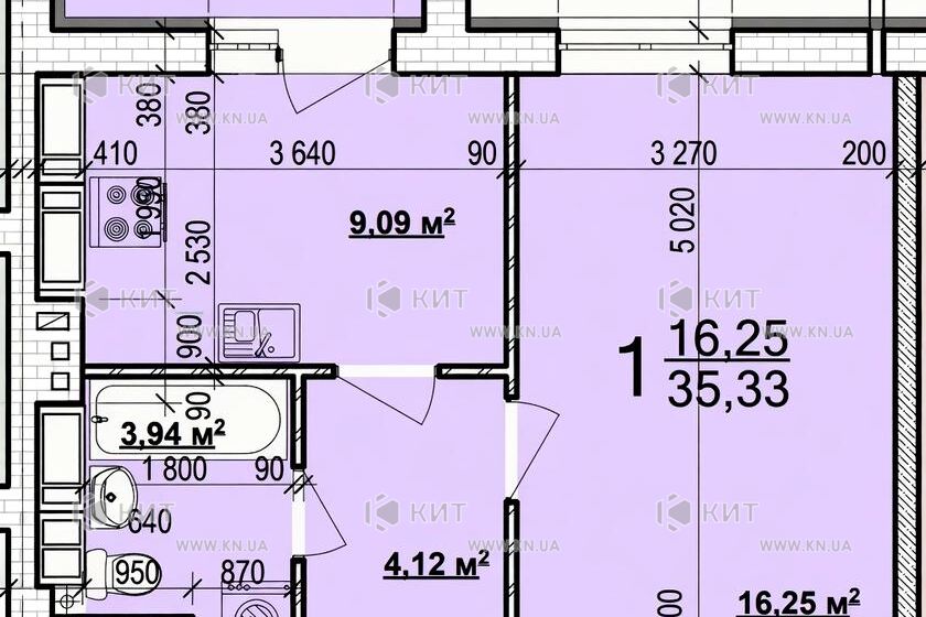 Продажа квартиры Харьков, ХТЗ, Рогань, 35.33м²