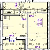 Продажа квартиры Харьков, Салтовка(Г.Труда,Студ.), 40м²