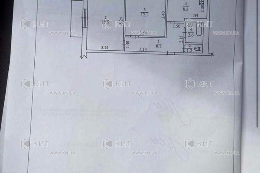 Продаж квартири Харків, Салтівка, 607 мрн., 52м²