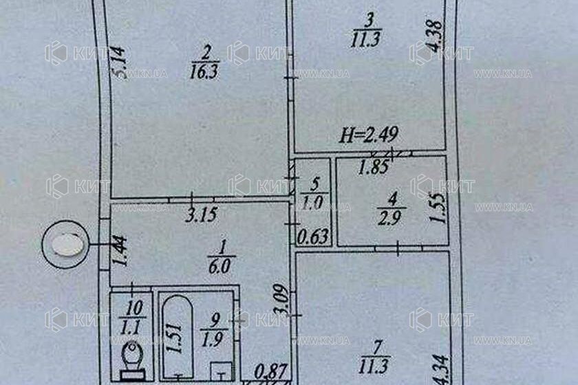 Продажа квартиры Харьков, Павлово Поле, 60м²