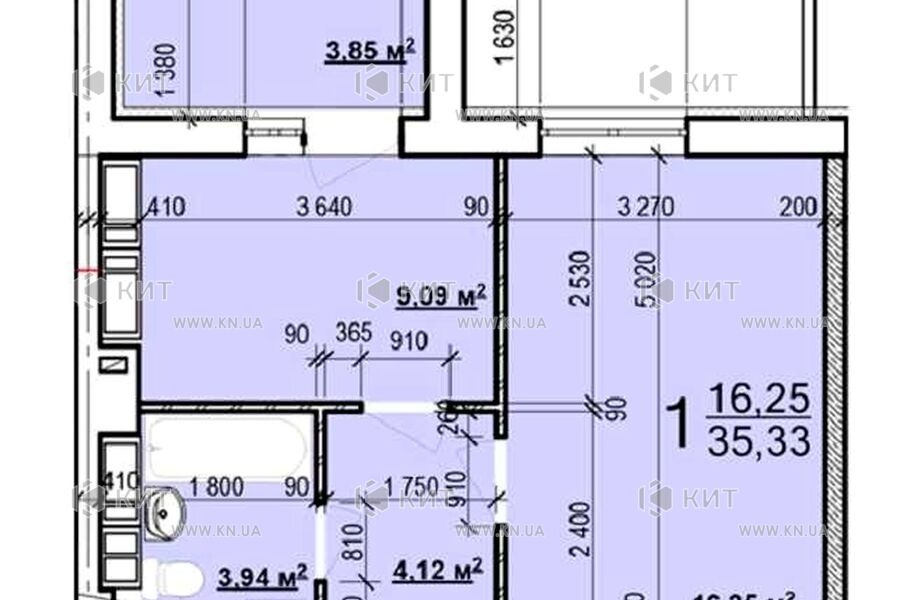 Продаж квартири Харків, ХТЗ, Рогань, 35.33м²