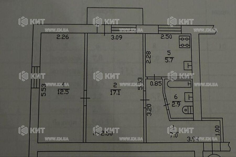 Продаж квартири Харків, Завод Шевченка, 46м²