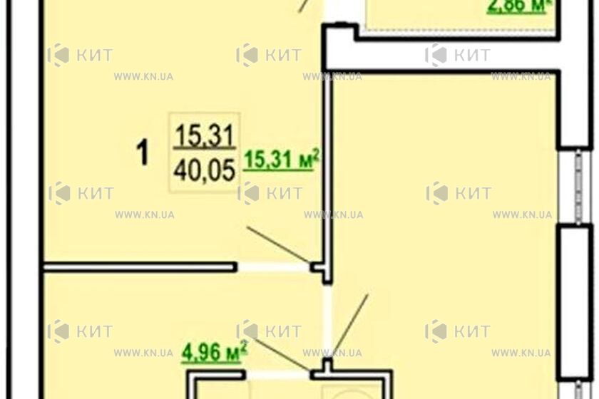 Продажа квартиры Харьков, Киевская, Гидропарк, 39.5м²