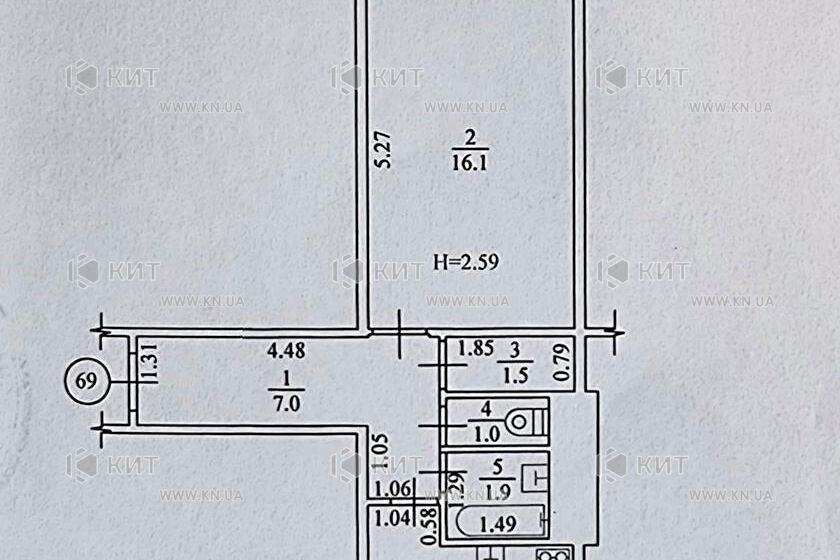 Продаж квартири Харків, Наукова, 40м²