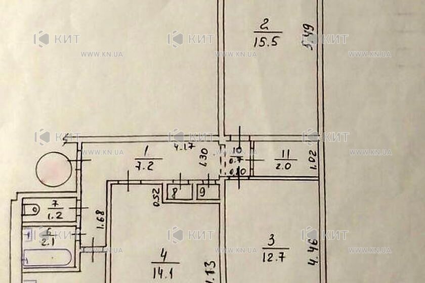 Продажа квартиры Харьков, Киевская, Гидропарк, 65м²