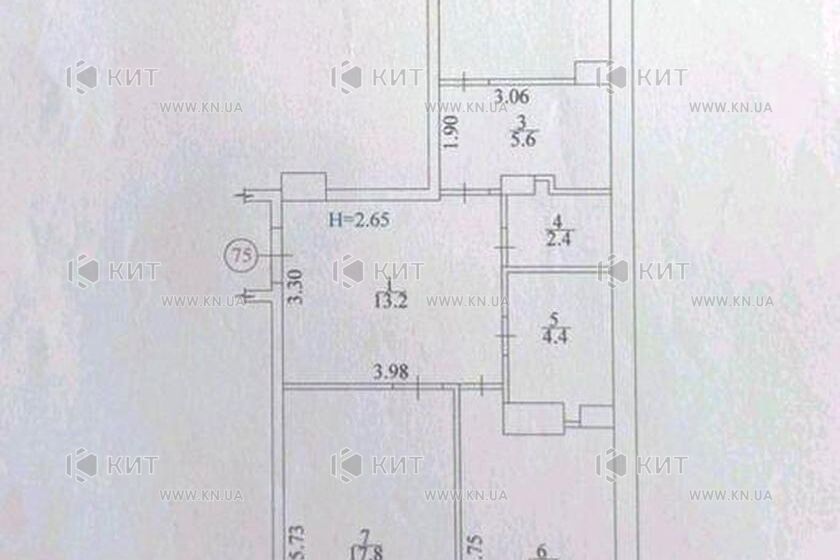 Продаж квартири Харків, Північна Салтівка 5, 74м²