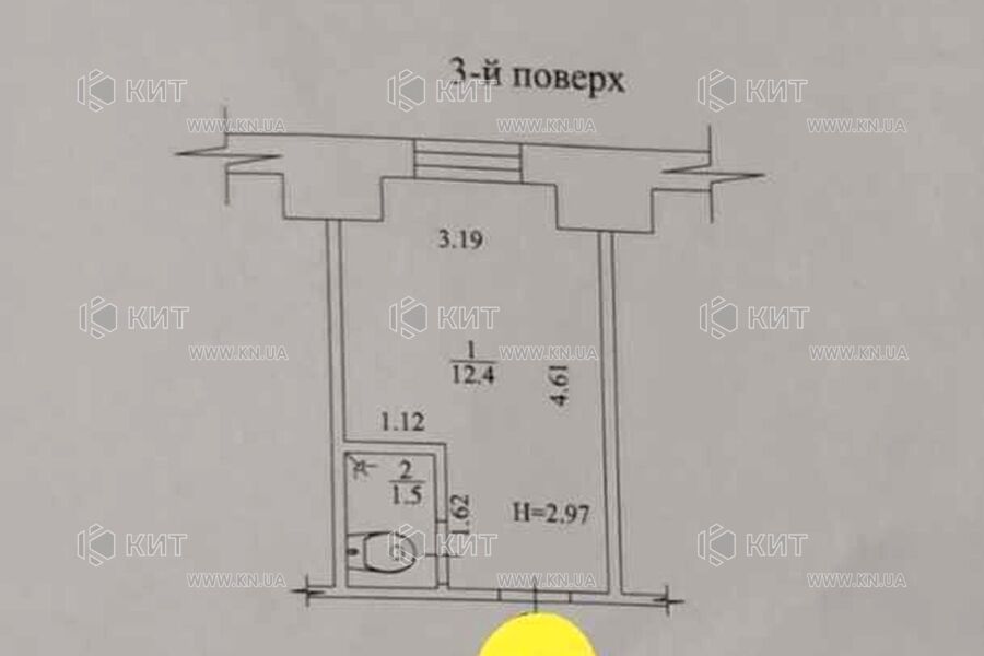 Продаж квартири Харків, Малишева, 14м²
