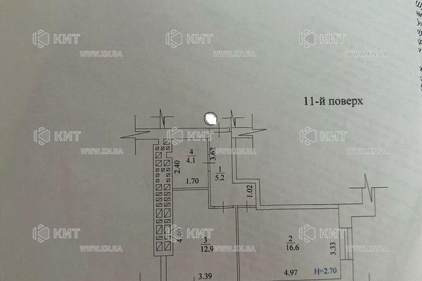 Продаж квартири Харків, Спорт.Гагар.Повст., 40.5м²
