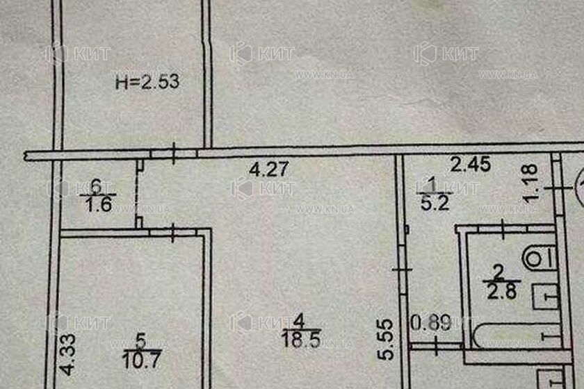Продажа квартиры Харьков, Новые дома, 59м²
