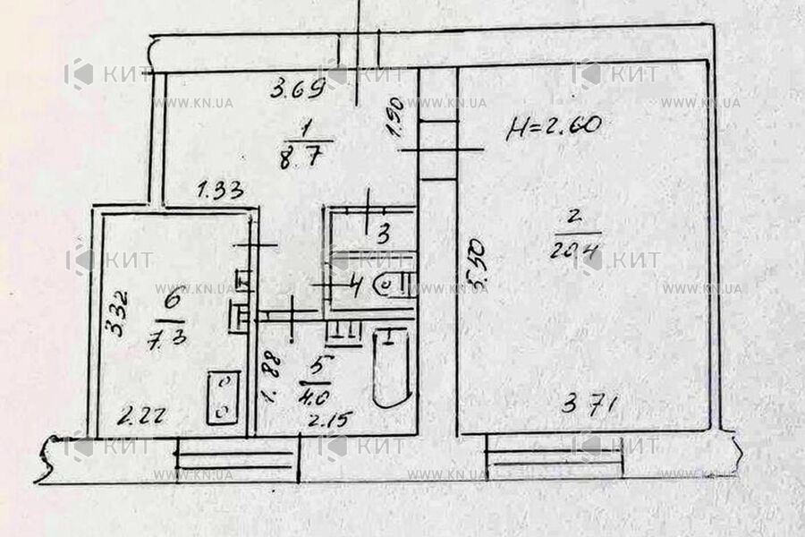 Продажа квартиры Харьков, Научная, 42м²