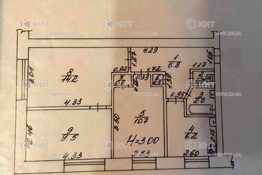 Продаж квартири Харків, ХТЗ, Рогань, 52м²