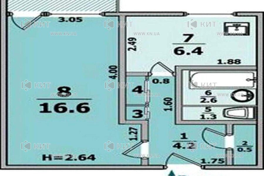 Продажа квартиры Харьков, Новые дома, 32м²