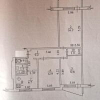 Продажа квартиры Харьков, Северная Салтовка 4, 66м²