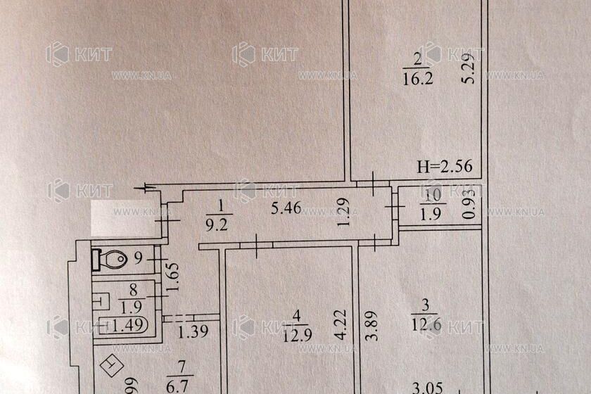 Продажа квартиры Харьков, Северная Салтовка 4, 66м²