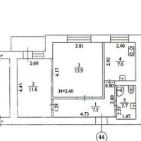 Продажа квартиры Харьков, Павлово Поле, 46м²