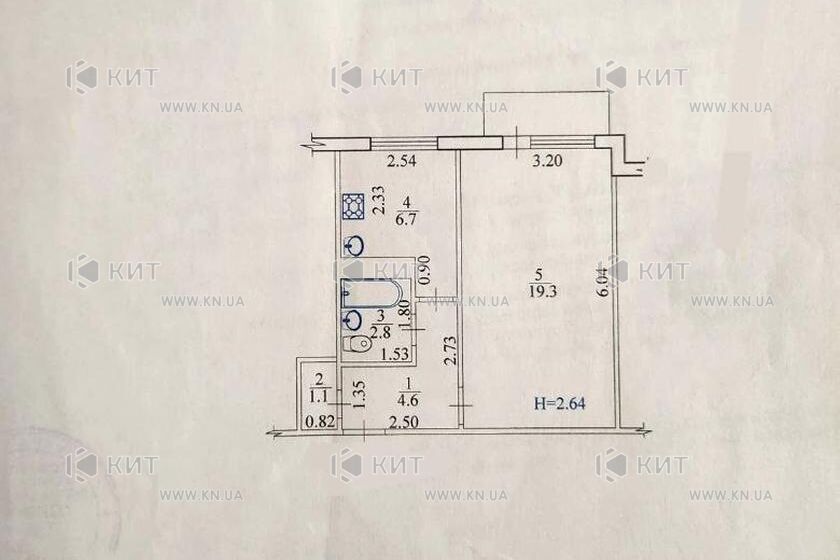 Продаж квартири Харків, Салтівка, 524 мрн., 35.5м²