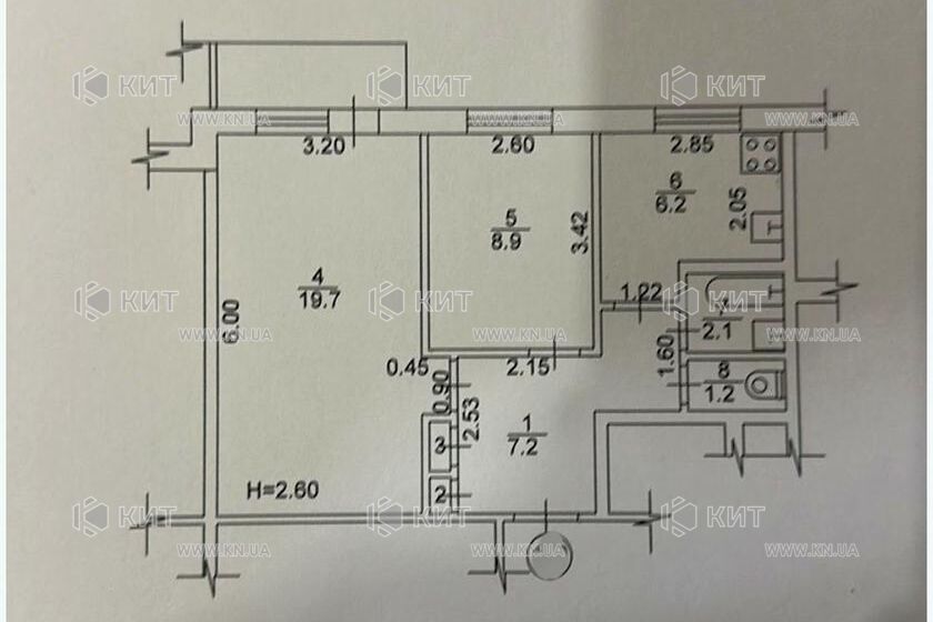 Продаж квартири Харків, Салтівка, 521 мрн., 47м²