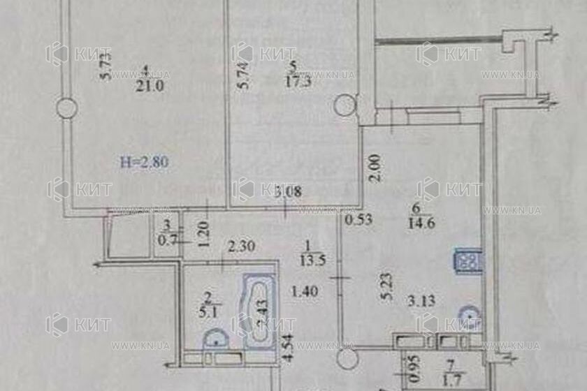 Продаж квартири Харків, Клочківська, 82м²