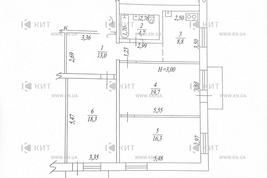 Продажа квартиры Харьков, Центр, 82.4м²