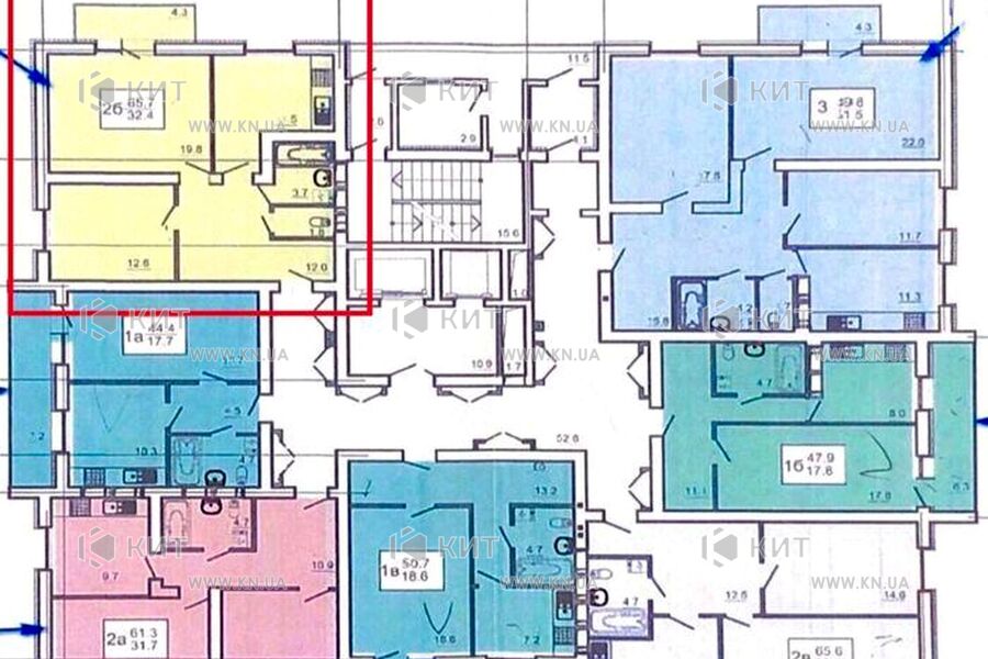 Продажа квартиры Харьков, Салтовка(Г.Труда,Студ.), 65.7м²
