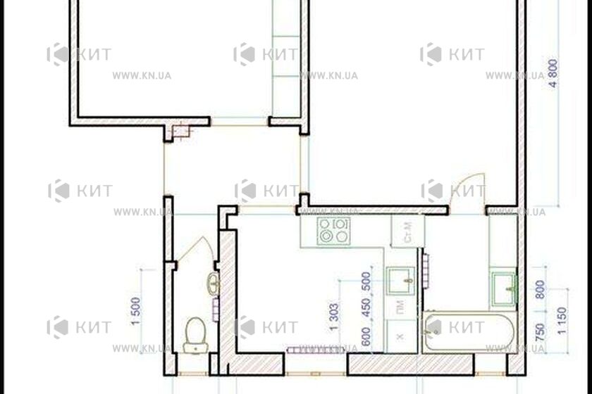 Продаж квартири Харків, Малишева, 50м²