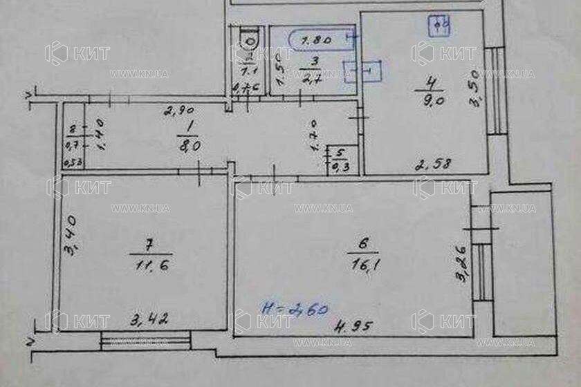 Продажа квартиры Харьков, Одесская, Основа, 52м²