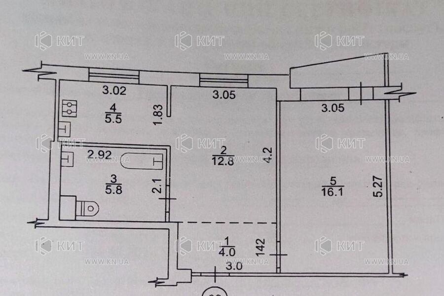 Продажа квартиры Харьков, Одесская, Основа, 45м²
