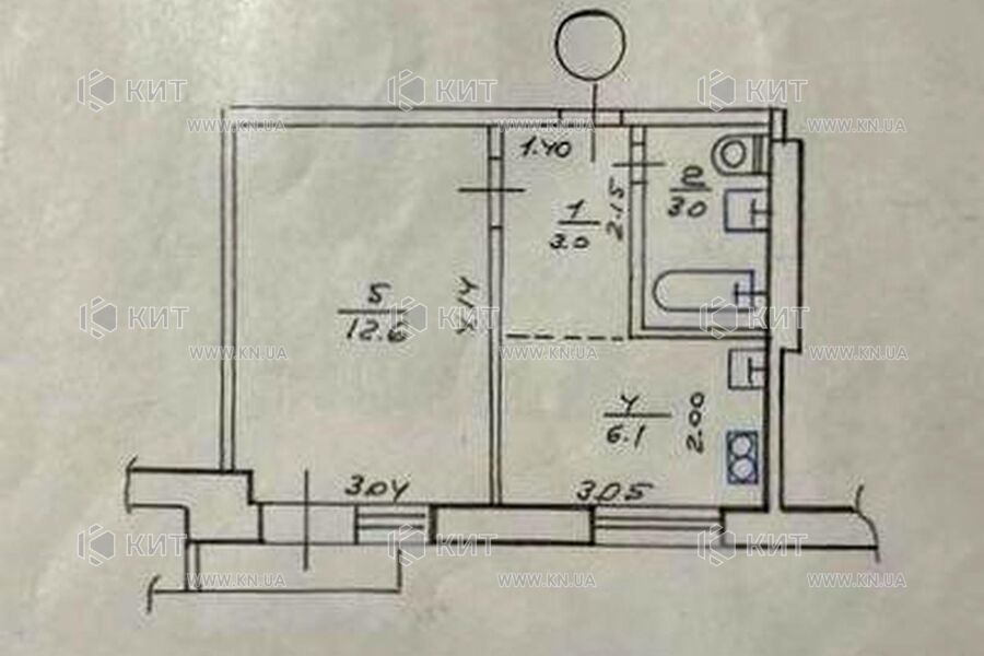 Продаж квартири Харків, Салтівка, 625 мрн., 25.3м²