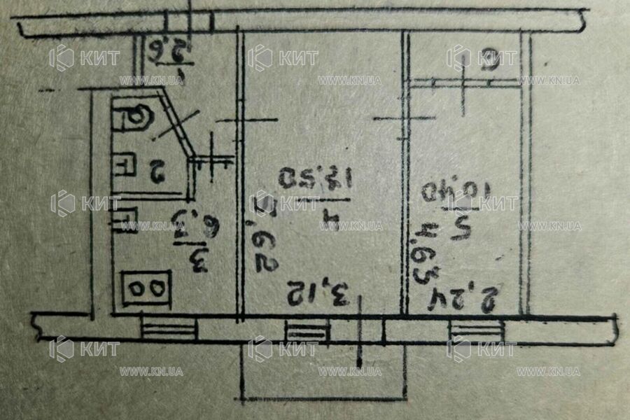 Продаж квартири Харків, Нові Дома, 43м²