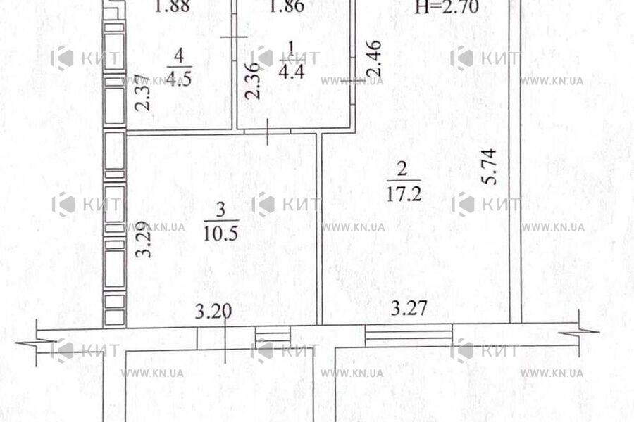 Продажа квартиры Харьков, ХТЗ, Рогань, 39м²