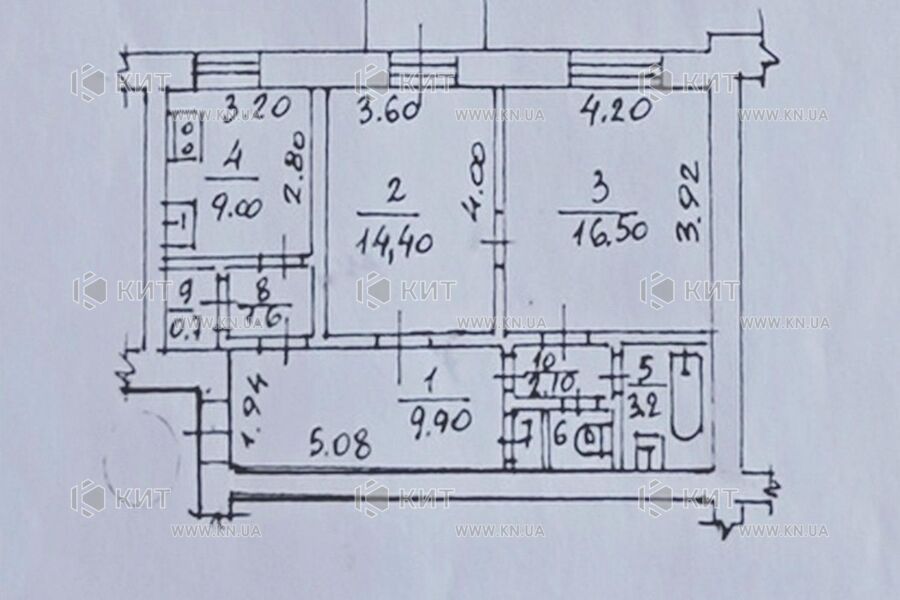 Продажа квартиры Харьков, Центр, 60м²