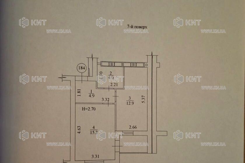 Продаж квартири Харків, Київська, Гідропарк, 40м²