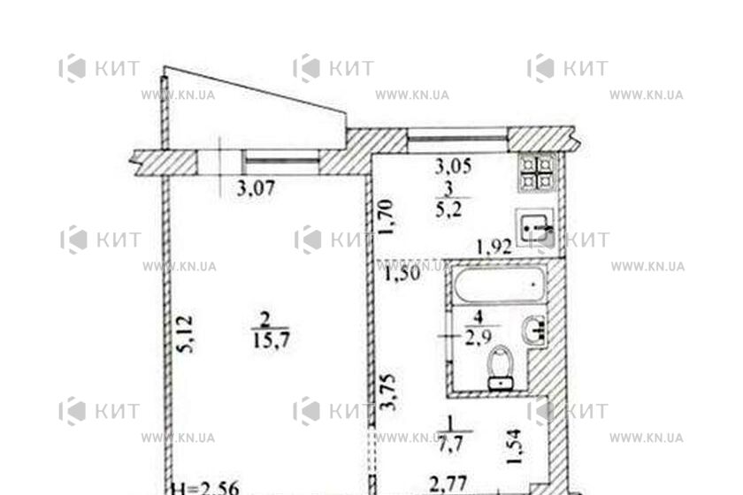Продаж квартири Харків, Аеропорт, Мерефянське шосе, 32.1м²